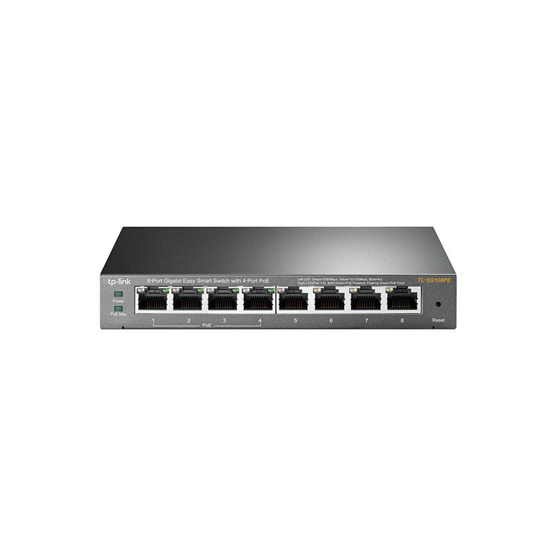 TP-Link TL-SG108PE 8-Port Gigabit Desktop Switch
