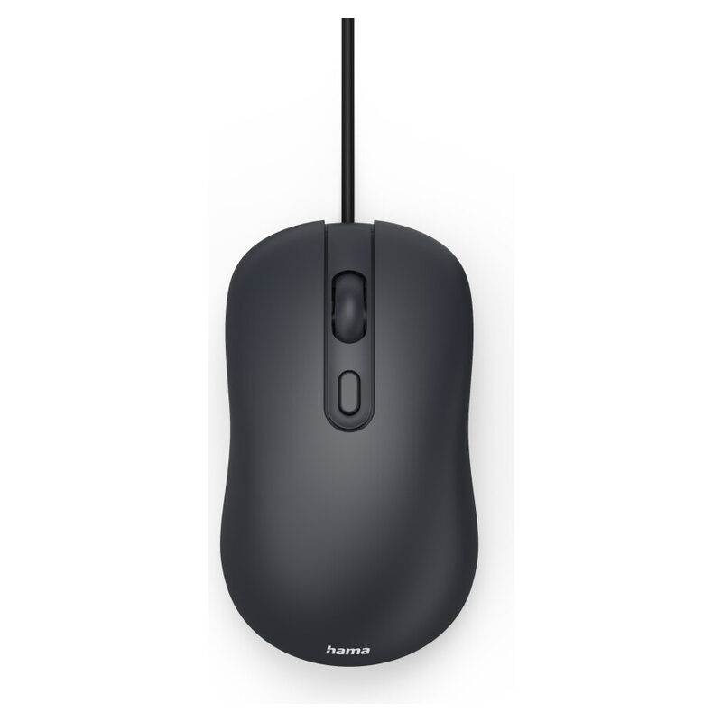 Hama Optische 4-Tasten-Maus CM-200, kabelgebunden, Schwarz