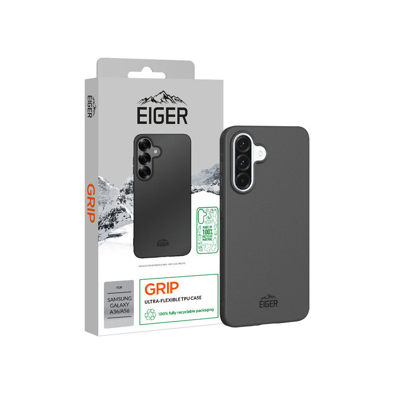 Eiger Grip Case Samsung A36/A56 schwarz