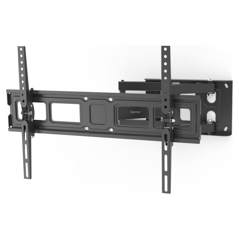 Hama TV-Wandhalterung FULLMOTION, 216 cm (85), VESA 100x100 bis 600x400, max.50kg, Schwenkarm, neigbar, ausziehbar, Schwarz
