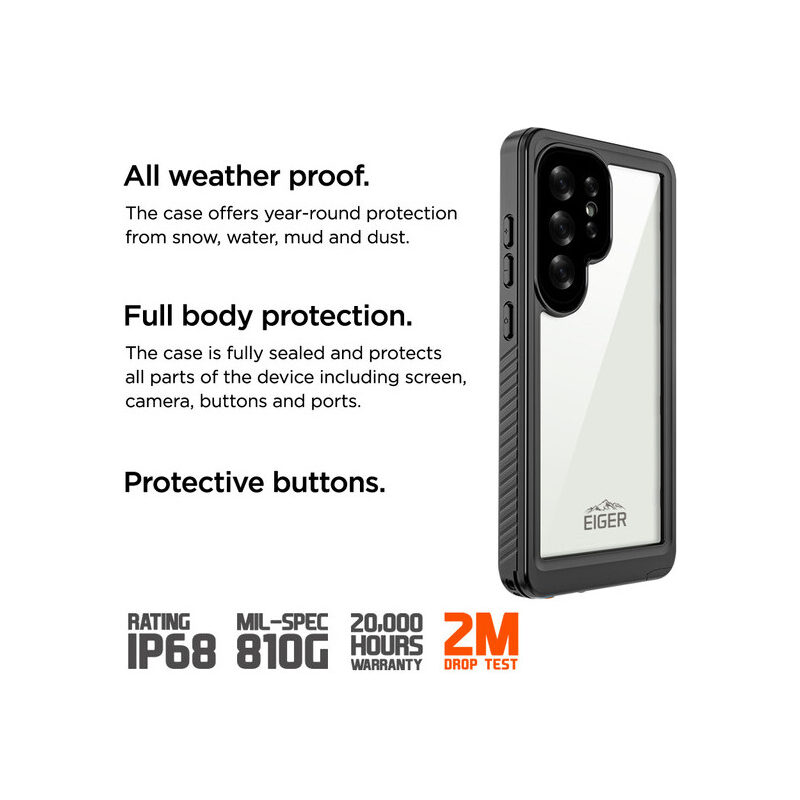 Eiger Avalanche Case Sam S25 Ultra schwarz