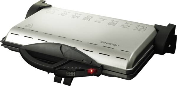 Kenwood Elektro Kontaktgrill HGM200SI 2000W, Plattengrill