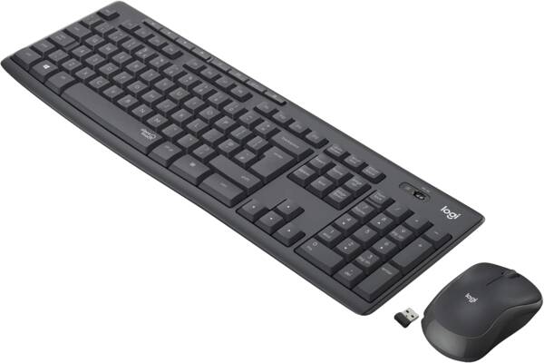 Logitech Tastatur-/Maus-Set MK295 Silent Wireless Combo - DEU Graphit