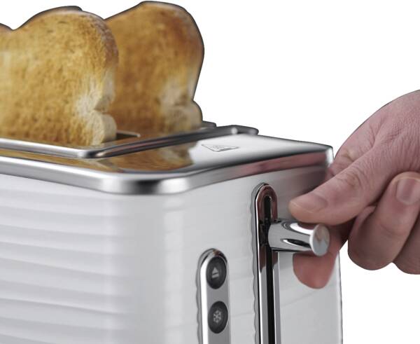 Russell Hobbs 2-Scheiben-Toaster Inspire White Toaster Weiss