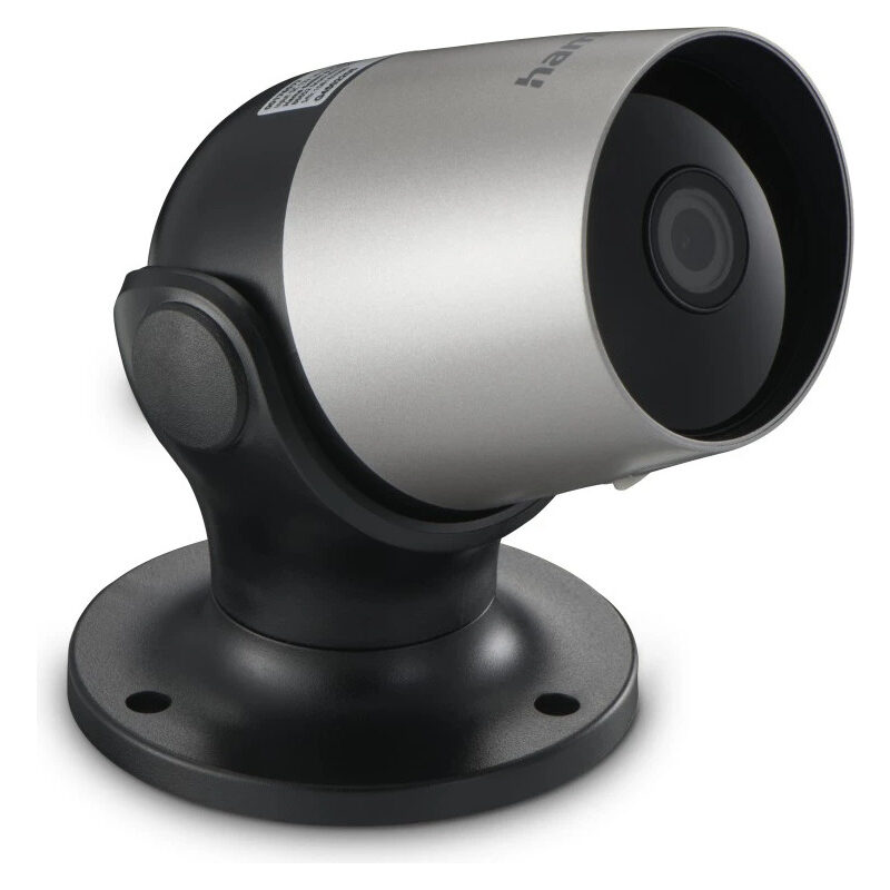 Hama WLAN Überwachungskamera 1080p, mit App, Bewegungssensor und Nachtsichtfunktion, outdoor, Schwarz/Silber