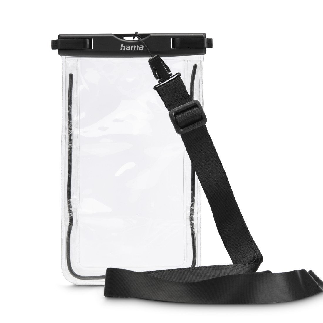 Hama Wasserdichte Handyhülle, bis 6,7", IPX8, Unterwasserhülle, zum Umhängen, SW