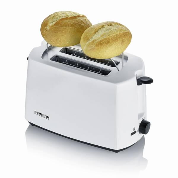 Severin 2-Scheiben-Toaster AT 2286 Weiss-Schwarz