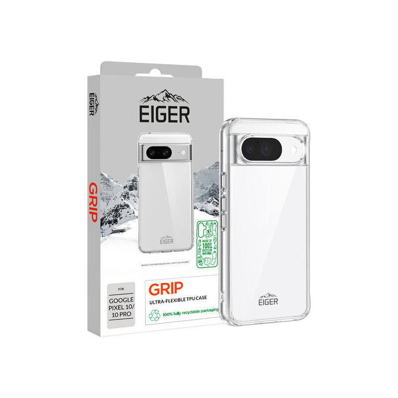 Eiger Grip Case für Google Pixel 10 / 10 Pro, clear