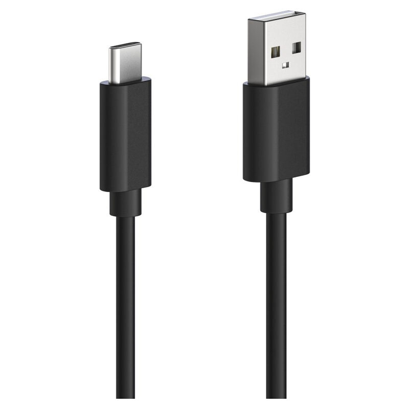 HAMA Ladekabel/Datenkabel, USB-A auf USB-C, USB 2.0, 480 Mbit/s, 60W, 1.2 m, Schwarz
