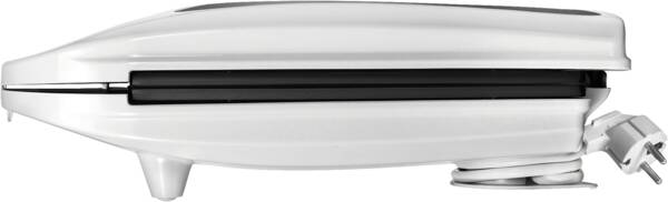Unold Sandwichmaker 48480 Sandwich Toaster Quadro Weiss-Edelstahl