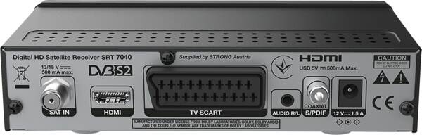 Strong Set-Top-Box SRT 7040 Schwarz