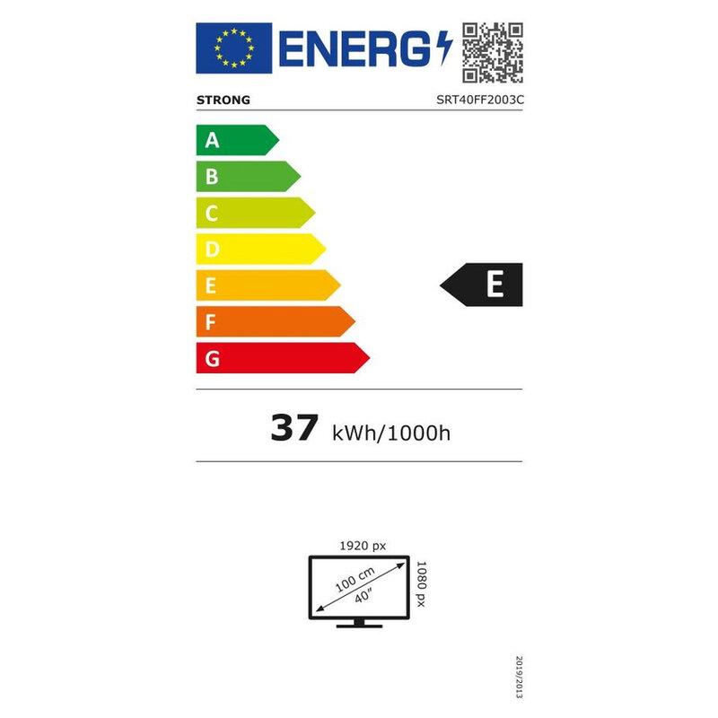 Strong 40 Zoll Full HD Non-Smart TV (schwarz)