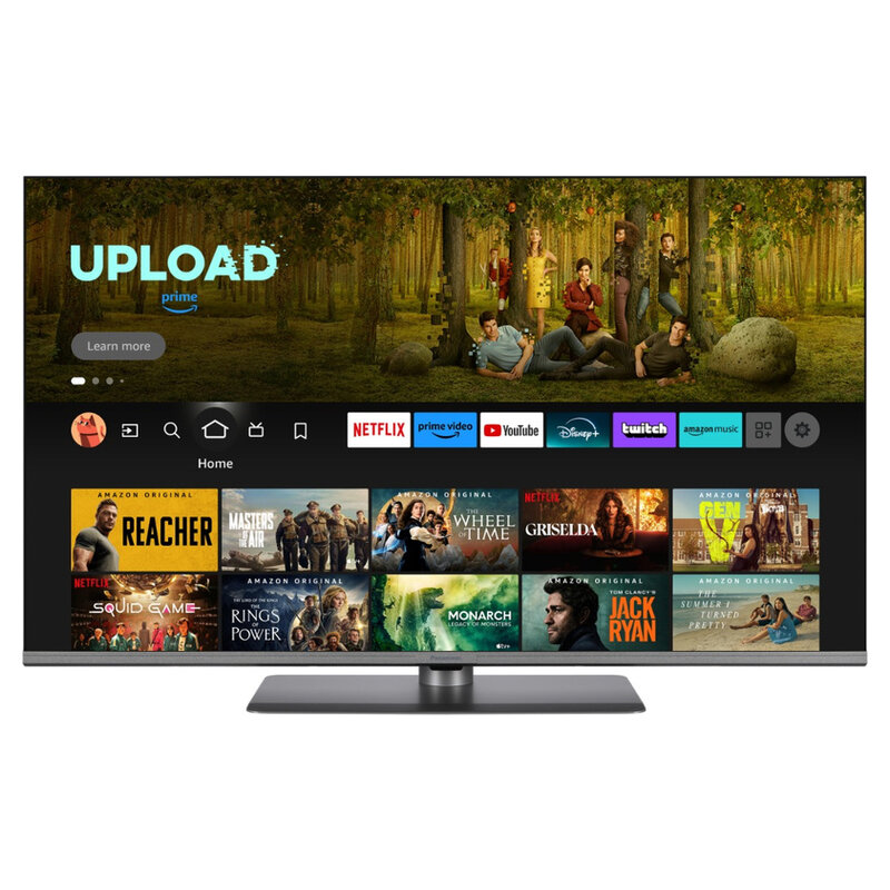 Panasonic TV-43W83AE6C, 43 Zoll/108cm, 4K QLED LED UHD Smart TV, silber