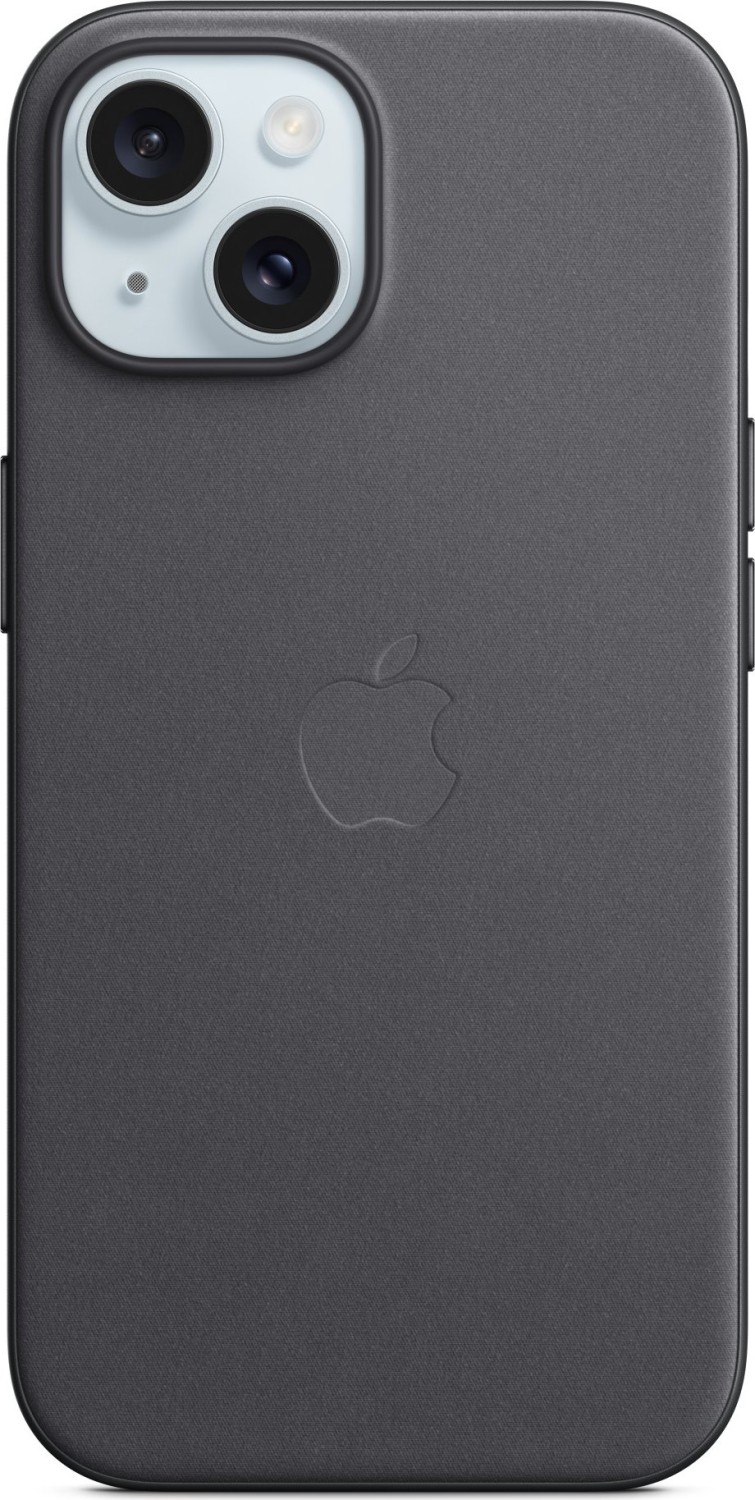 Apple Feingewebe Case mit MagSafe für iPhone 15 schwarz