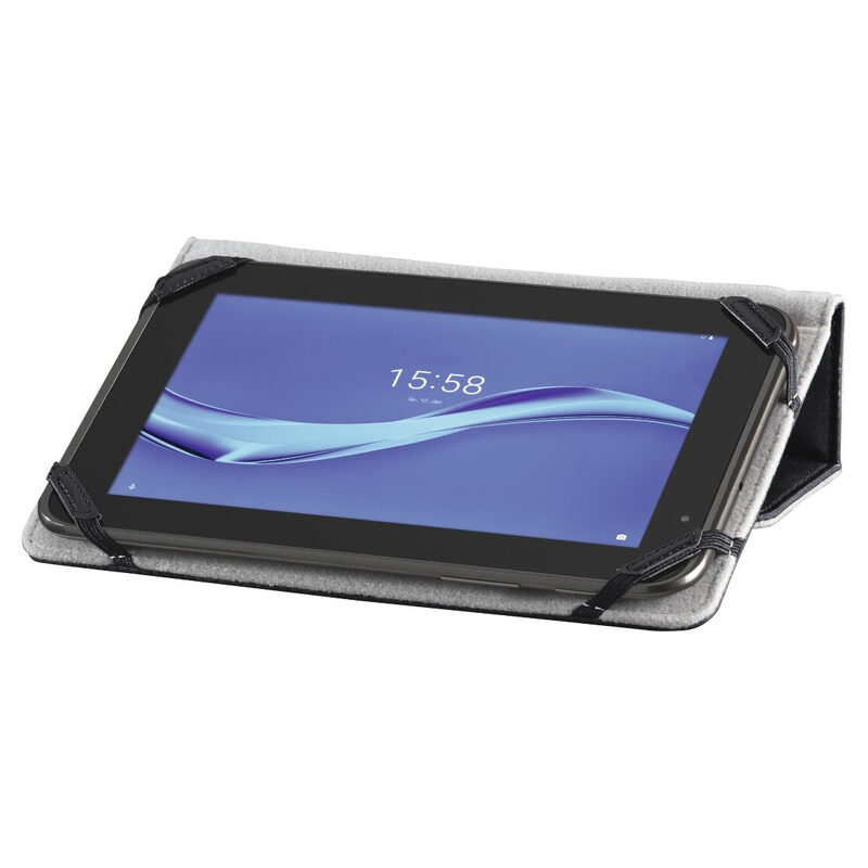 Hama Tablet-Case Strap universal für Tablets von 24 - 28cm (9,5 - 11 Zoll), Schwarz