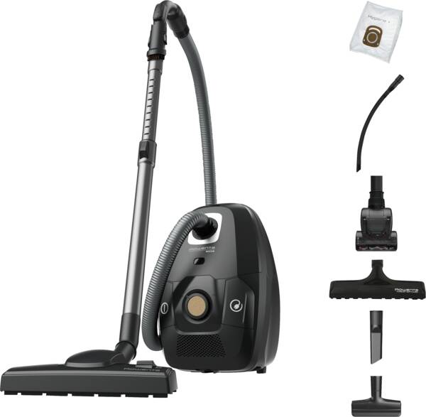 Rowenta Bodenstaubsauger RO6189 Green Force Effitech Total Clean Schwarz
