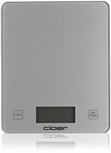 Cloer Küchenwaage 6878 Silber
