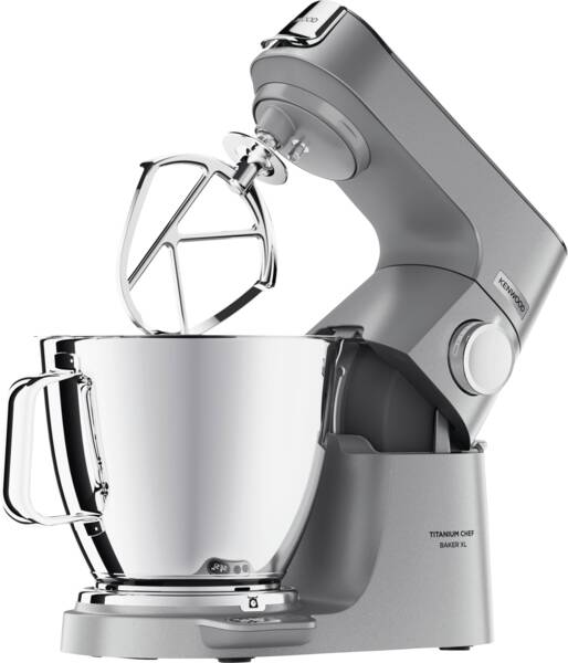 Kenwood Elektro Küchenmaschine KVL 85.124SI Titanium Chef Ba Silber