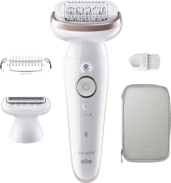 Braun Personal Care Epilierer Silk-epil 9-030 SensoSmart TM Weiss-Rosa