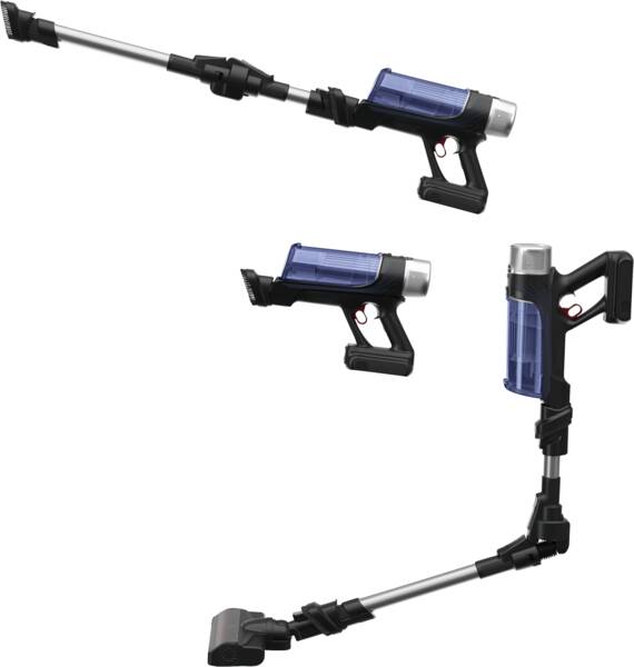 Rowenta Akku-Stielsauger RH20C0WO X-FORCE FLEX 9.60 ALLERGY Blau-Grau