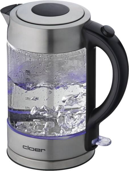 Cloer Wasserkocher 4429 Edelstahl-Glas