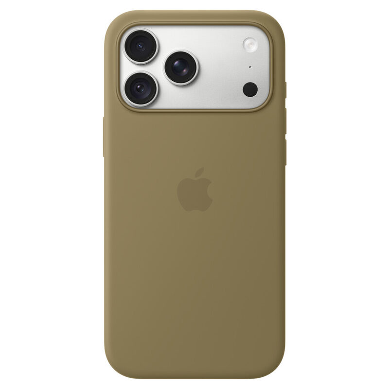 Apple iPhone 18 Pro Max Silikon Case mit MagSafe, olive