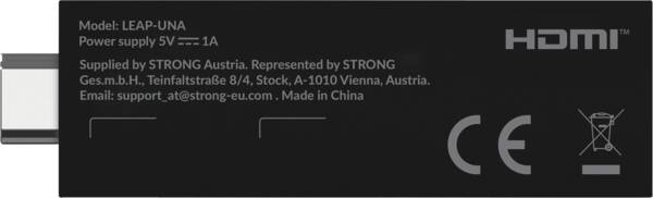 Strong Media-Player LEAP-UNA Android TV Schwarz