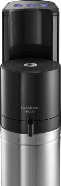 Sodastream Sodagerät E-DUO Titan Edelstahl-Schwarz