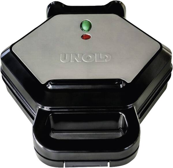 Unold Waffeleisen 48245 Bubble Waffelmaker Bobby Schwarz