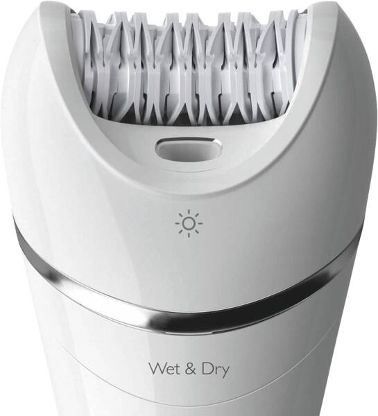 Philips Epilierer BRE700/00 Weiss-Chrom