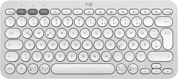Logitech Tastatur K380s Multi-Device-Tastatur mit Bluetooth White