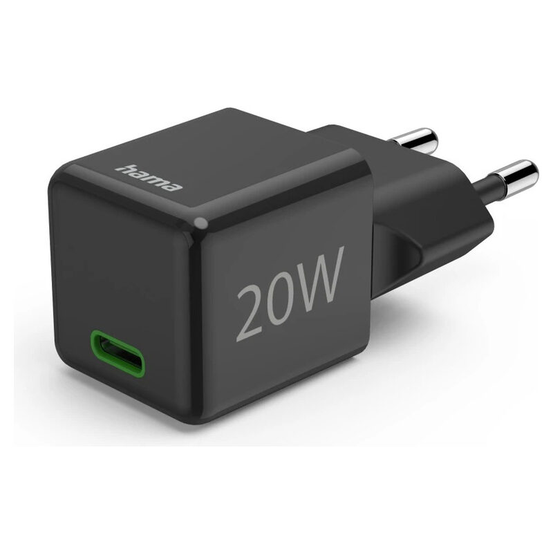 Hama Netzteil Mini, USB-C 20W schwarz
