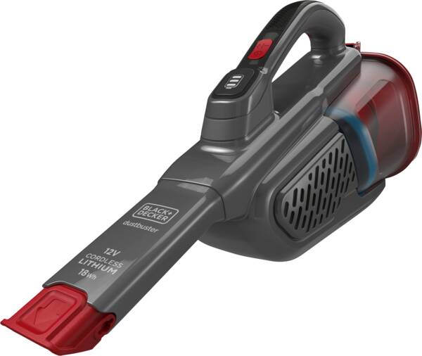 Black + Decker Akku-Handsauger BHHV315J Titanium-Rot