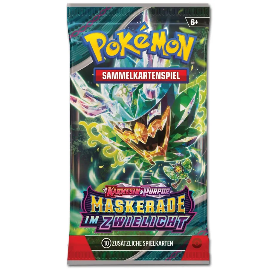 Pokemon PKM KP06 Karmesin & Purpur Maskerade im Zwielicht Booster - Deutsch