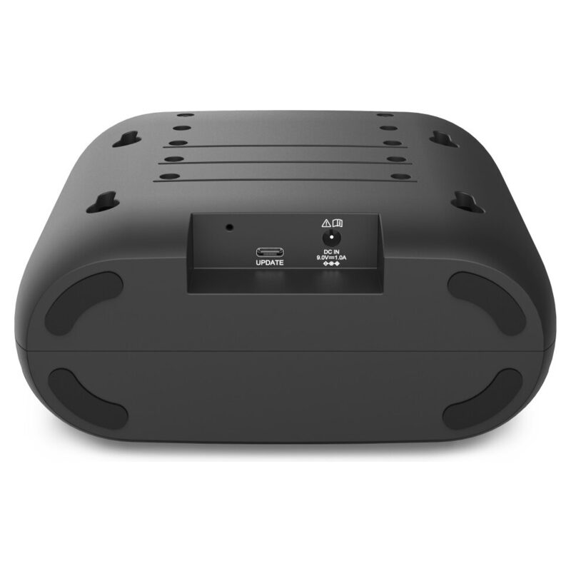 HAMA Digitalradio DIR400, Unterbauradio, Radiowecker, FM/DAB/DAB+/Internetradio/Bluetooth/RX App, Schwarz