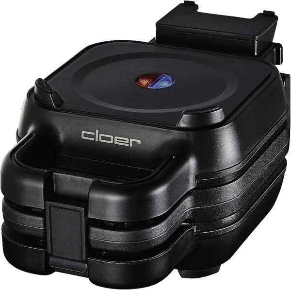 Cloer Waffeleisen Waffel Pie Maker 6150 Schwarz