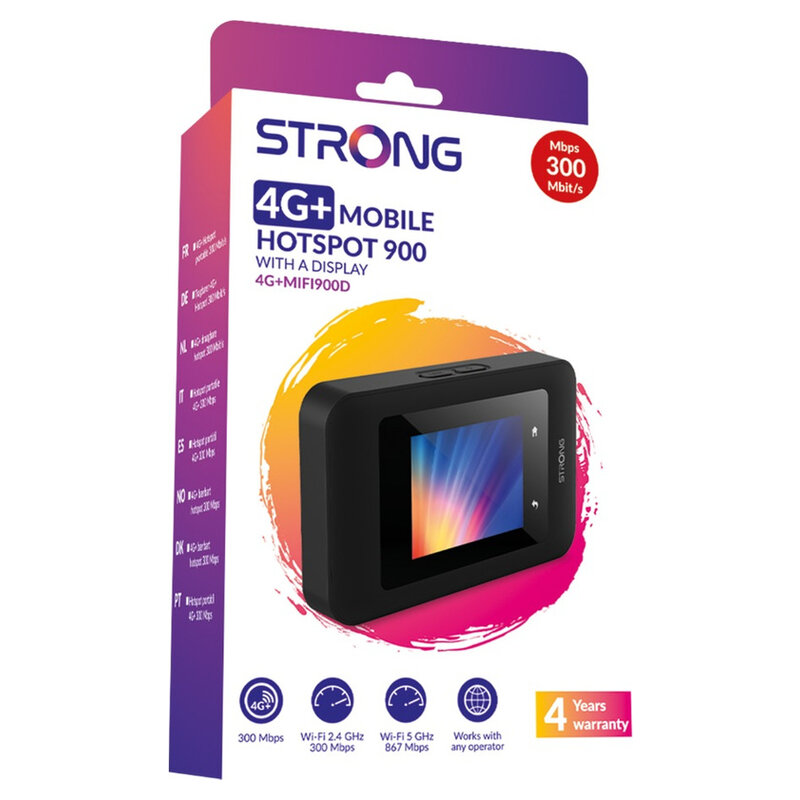 Strong Tragbarer 4G+Hotspot 900D