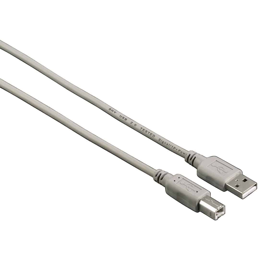 Hama USB-2.0-Kabel, Grau, 2,50 m