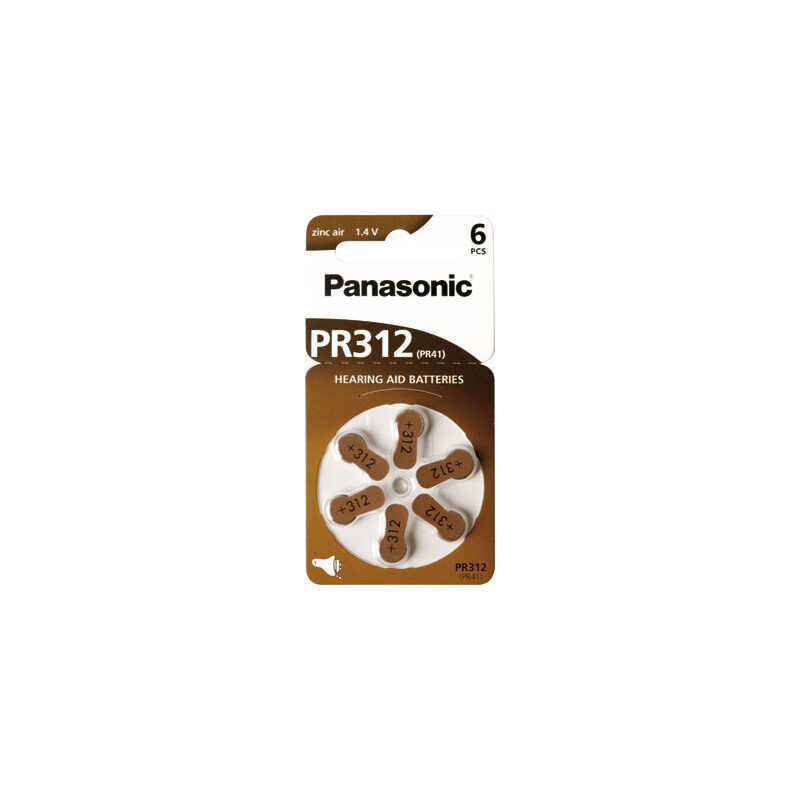 Panasonic PR-312(41)/6LB Knopfzelle Hörg