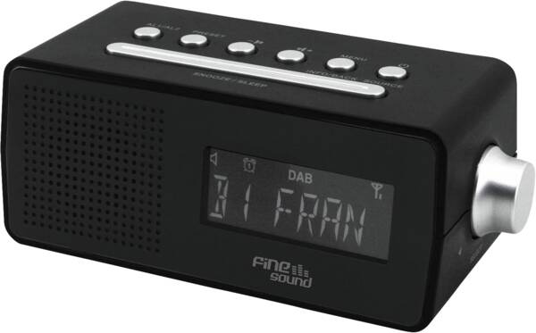 Soundmaster Uhrenradio FS1 Schwarz