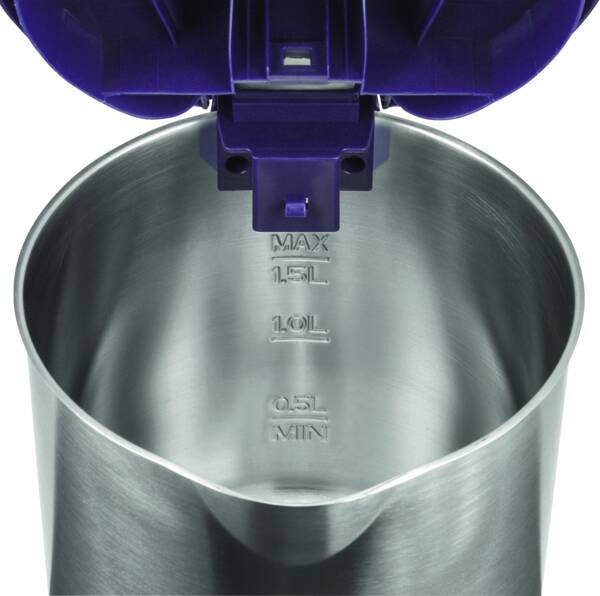 Unold Wasserkocher 18018 Blitzkocher Edition Blue Edelstahl-Blau