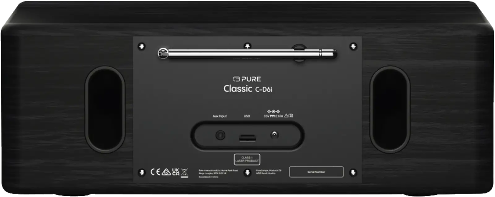 Pure Classic C-D6i Ash EU/UK — Black
