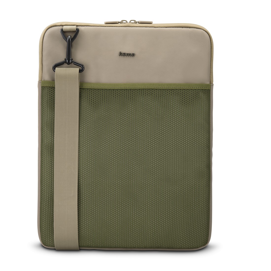 Hama Laptop-Sleeve "To Go" zum Umhängen, von 40 bis 41 cm (15,6" - 16,2"), Bg-Gr