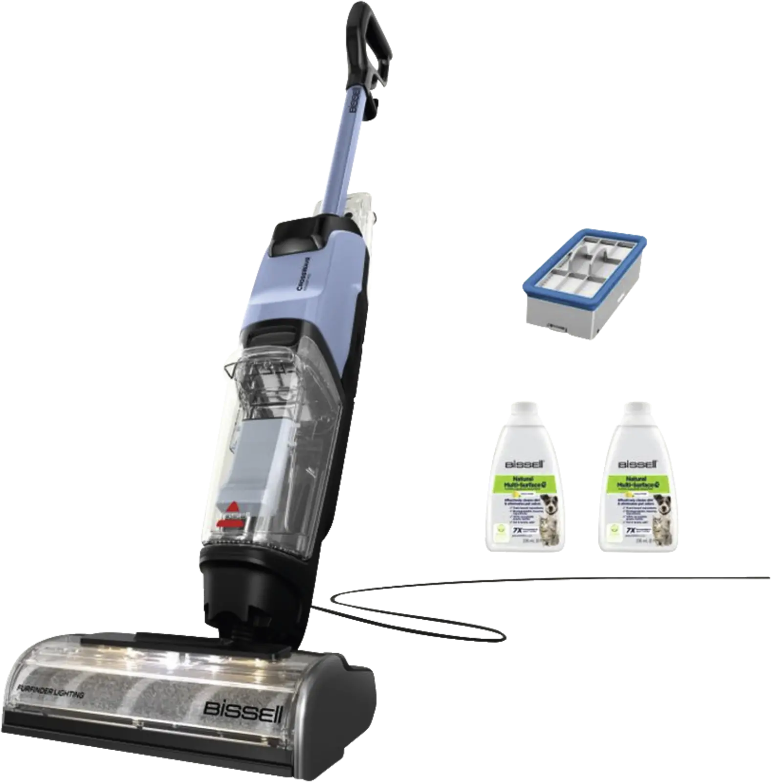 Bissell CrossWave EdgeFind — Weiss-Schwarz