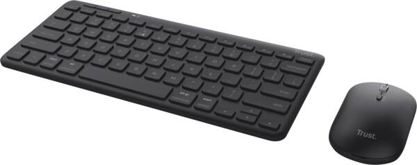Trust Tastatur-/Maus-Set Lyra Funk-Deskset Schwarz