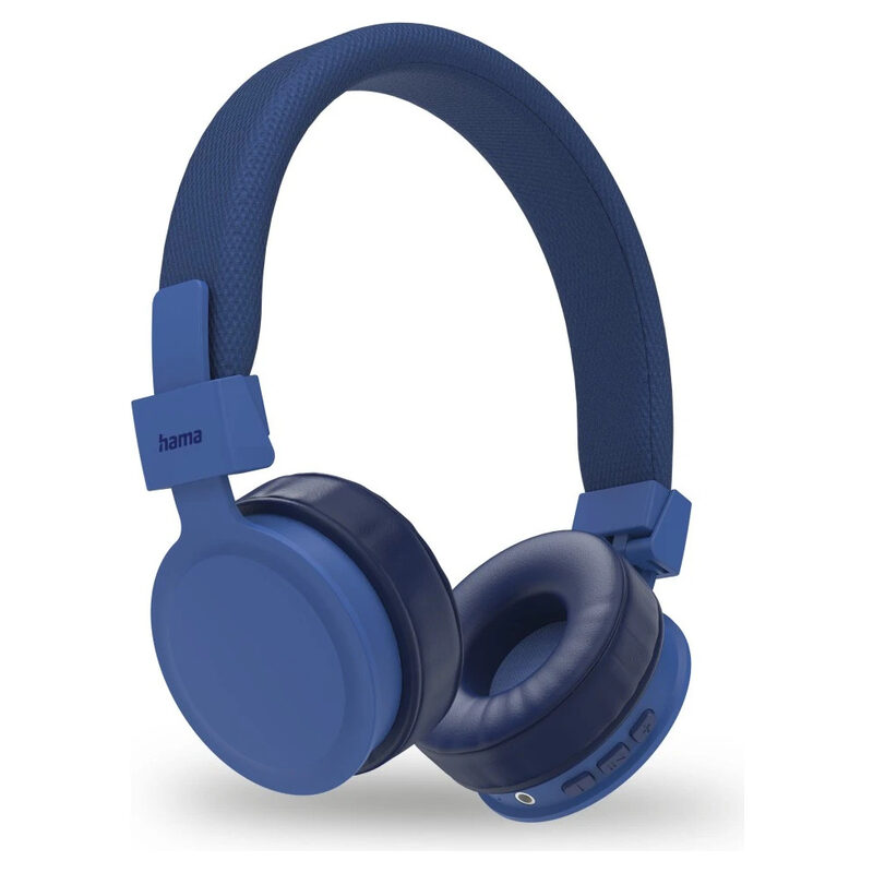 Hama Bluetooth-Kopfhörer Freedom Lit, faltbar, On-Ear, mit Mikrofon, Blau