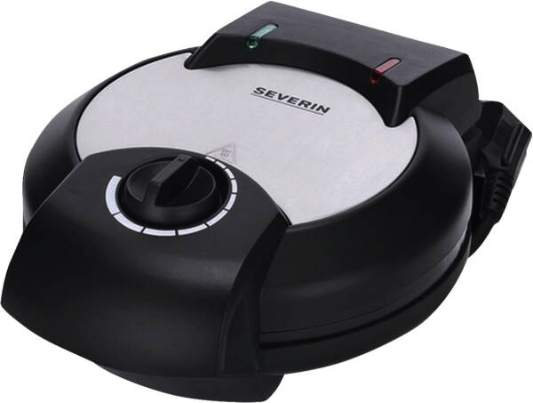 Severin Waffeleisen WA 2103 Schwarz-Edelstahl
