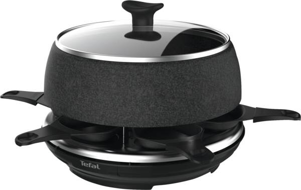 Tefal Raclette RE12C8 Raclette - Fondue Cheese´n Co Cherry Black