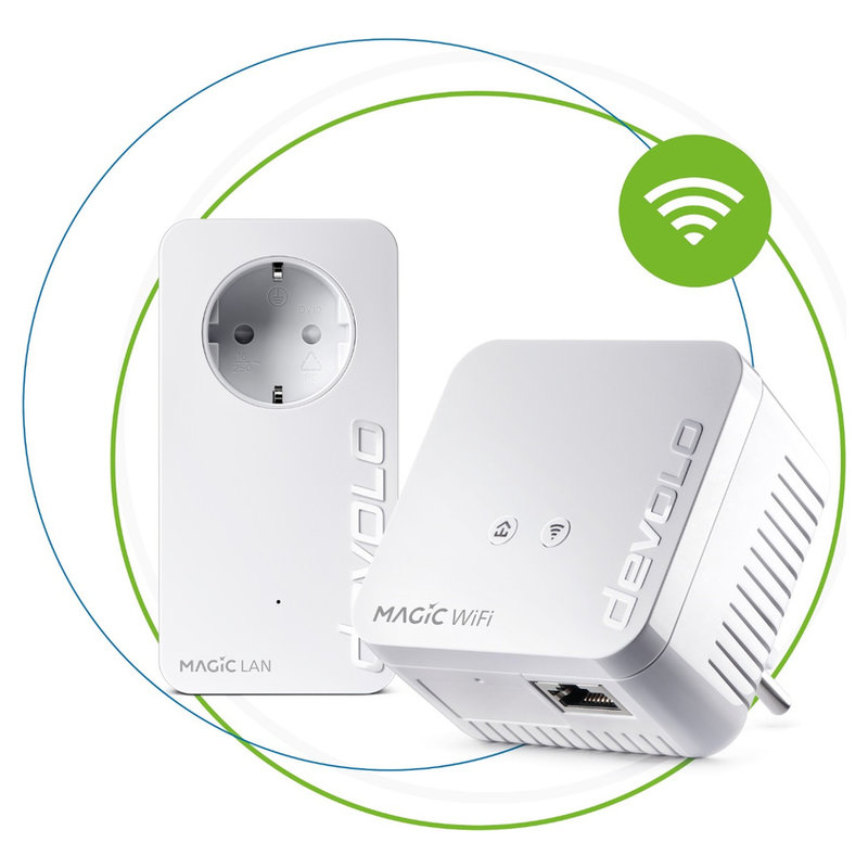 devolo Magic 1 WiFi mini Starter Kit weiss