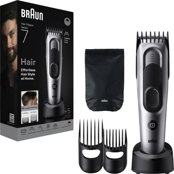 Braun Personal Care Haarschneider HC 7590 Series 7 Space Silver